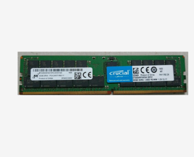 Micron 32GB (8GB×4) RAM DDR4 2400MHz ECC Micron 32GB DDR4 ECC RAM ECC Memory Registered 2400MHZ Server