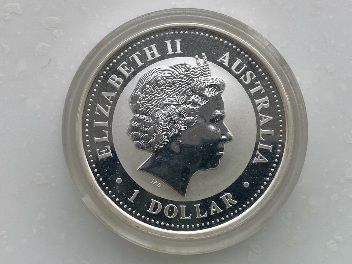 Australia 1 Dollar Year of the Monkey 1 Oz Lunar Series I Gilded