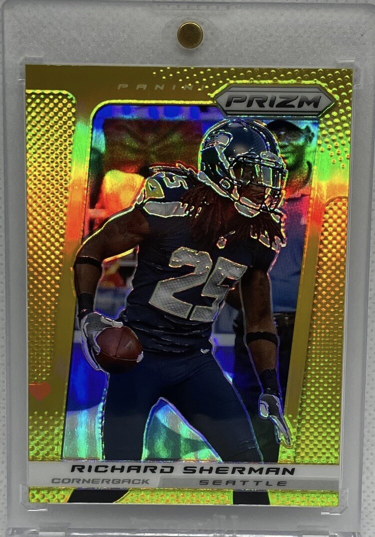 2013 Panini Prizm Richard Sherman Gold /10