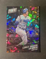 2017 Panini Black Friday #24 Corey Seager Base Cracked Ice Parallel #04/25