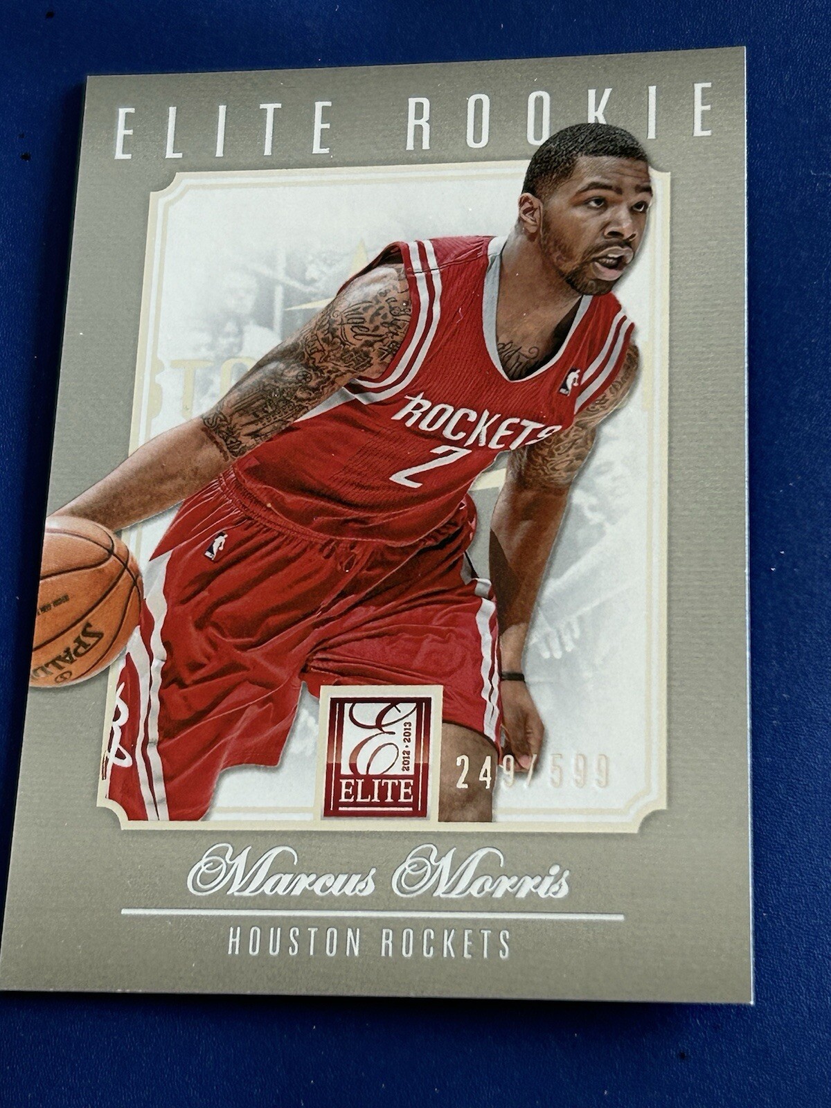 2012-13 Elite /599 Marcus Morris #214 Rookie RC Houston Rockets 🚀