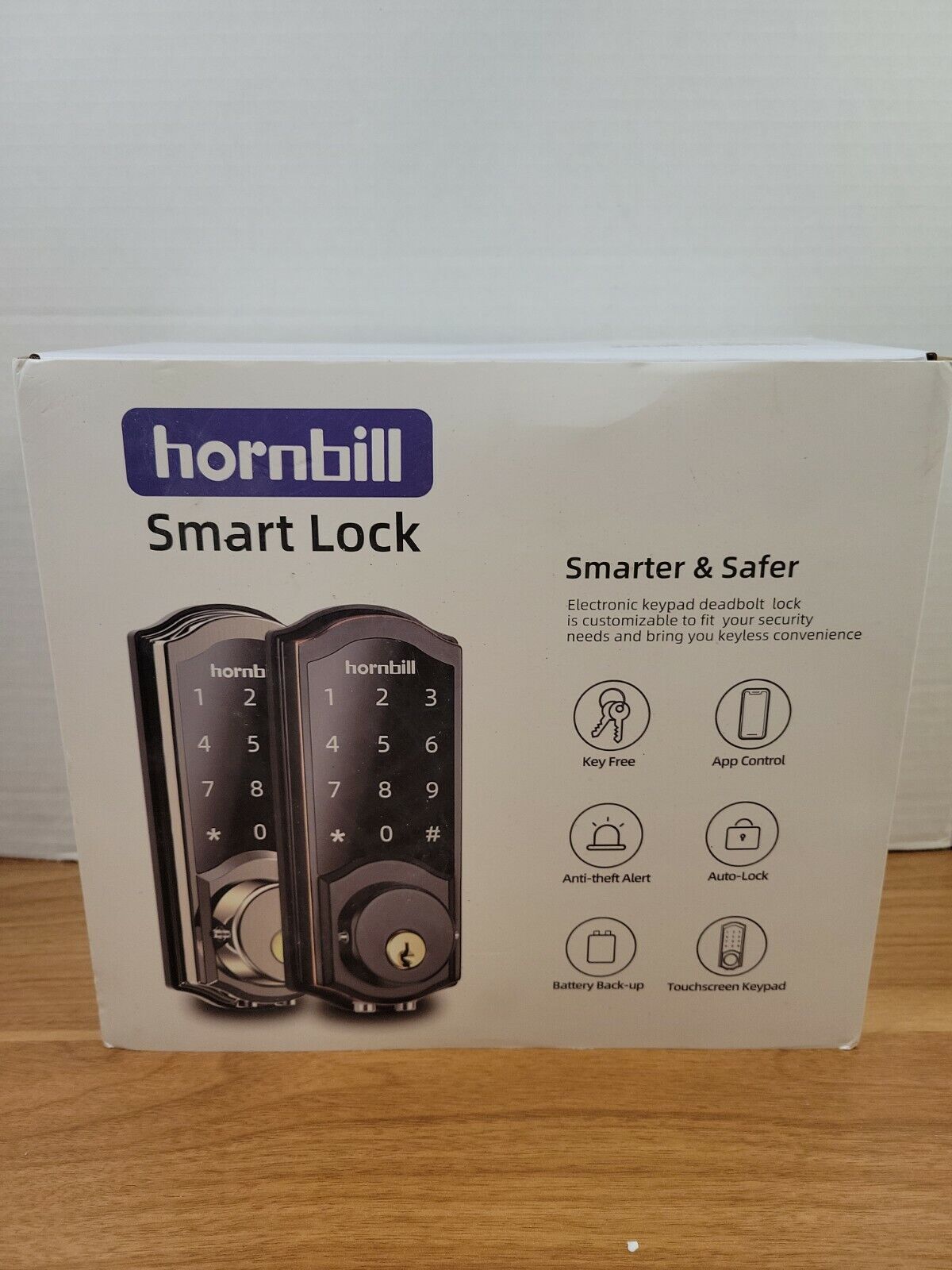 Hornbill Cheap mail order specialty store Smart Lock ￼Black Unlock Multifunction All stores are sold