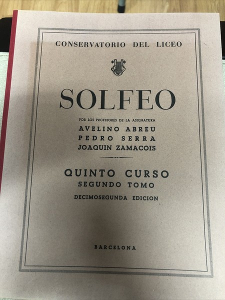 Solfeo Quinto Curso