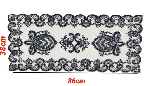 Moderno Lujo Organza Brillo Mesa Corredor Mesa de Comedor Placa Mesa Alfombrilla Regalo - Imagen 17 de 18