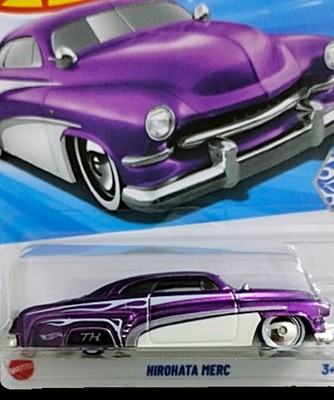 Hotwheels Hirohata Merc carded② Hot Wheels Hirohata Merc #46 46/250 - 2025 Rod Squad B case