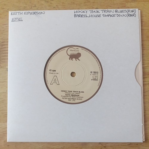 Keith Emerson: Honky Tonk Train Blues 7" Single K 13513