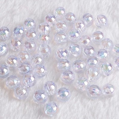 Acrylperlen Runde Schmuckperlen 6mm 8mm 10mm für DIY Bastelset farbig