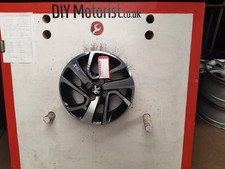 PEUGEOT 108 Wheel PEUGEOT 15" 9 SPOKE BLACK D,CUT ALLOY WHEEL  2015
