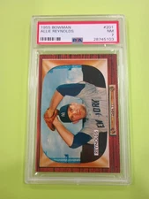 1955 Bowman #201 Allie Reynolds New York Yankees PSA 7 NM