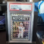 2025 Panini Mosaic - Notoriety Drake Maye #3 Mosaic Prizm