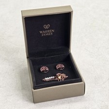 Warren James Lifes Tree Earrings 925 Rose Gold Tone Gold Filled Bracelet 14 20