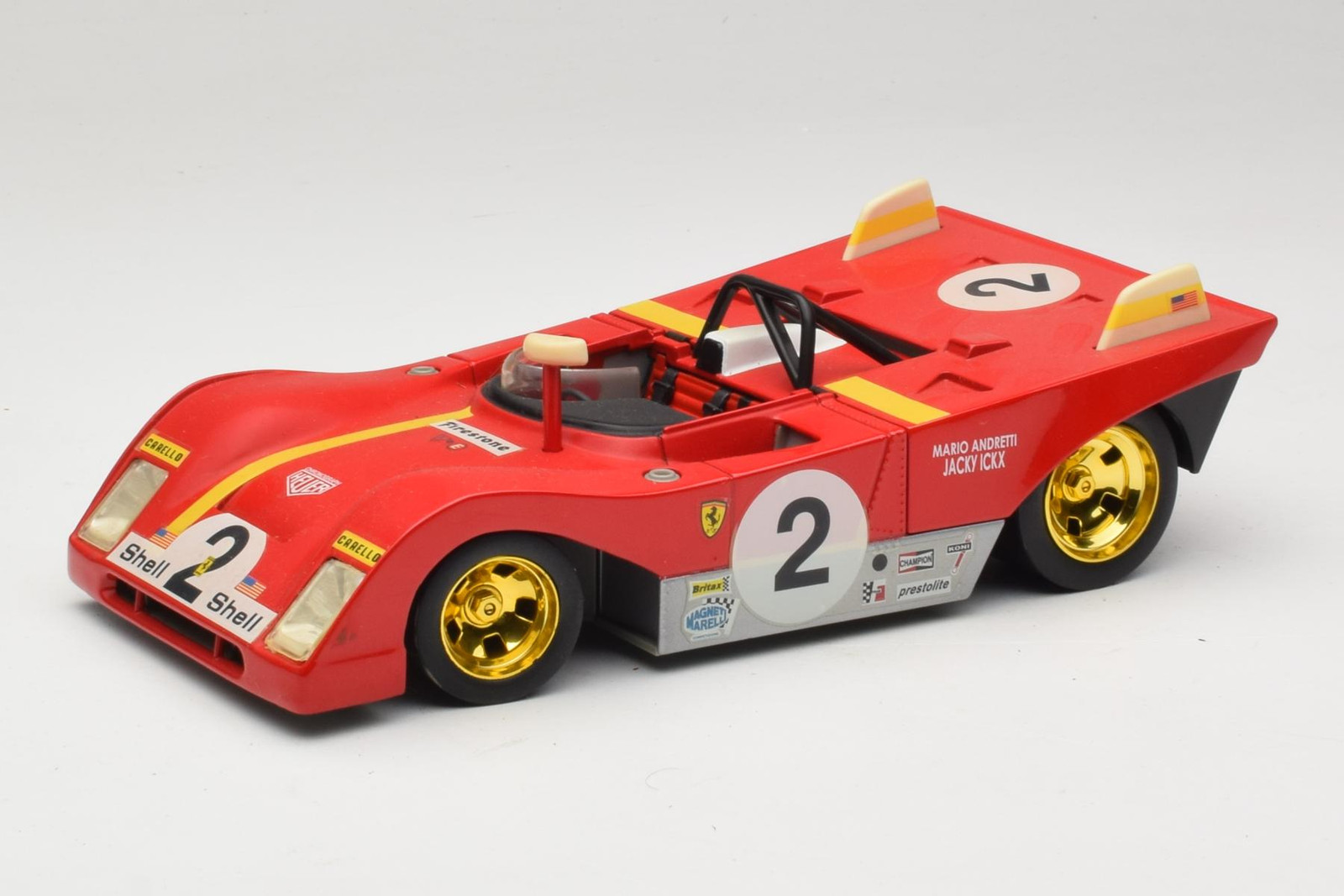 40033 Ferrari 312 P n2 Andretti Ickx 1972 Shell 1/18