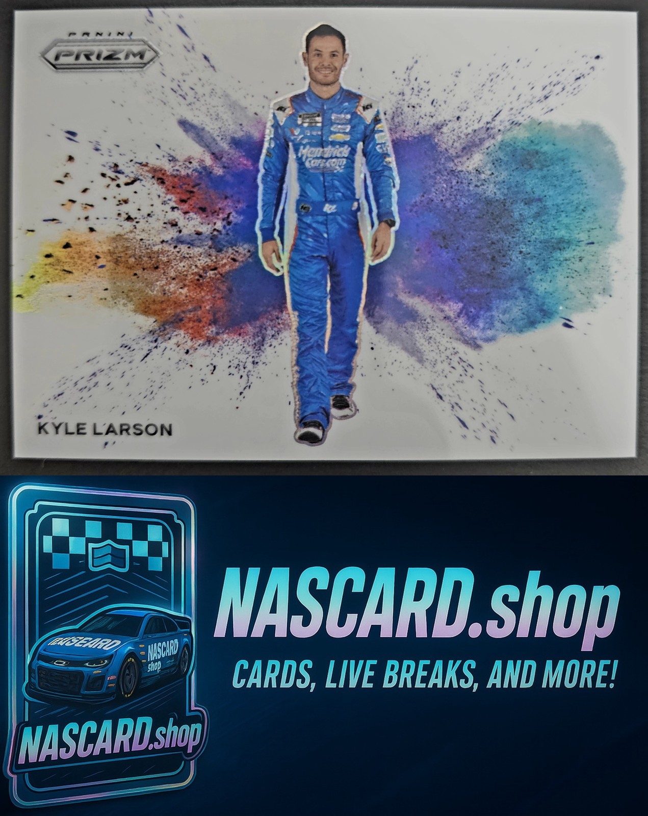 2024 Panini Prizm #2 Kyle Larson Color Blast