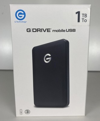 G-Technology G-DRIVE mobile USB 1TB Portable External Hard Drive 0G04451 New
