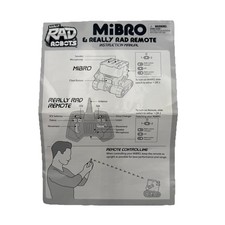 Really RAD Robots Mibro MB.01 Play Prank Spy Remote Replacement Manual Only