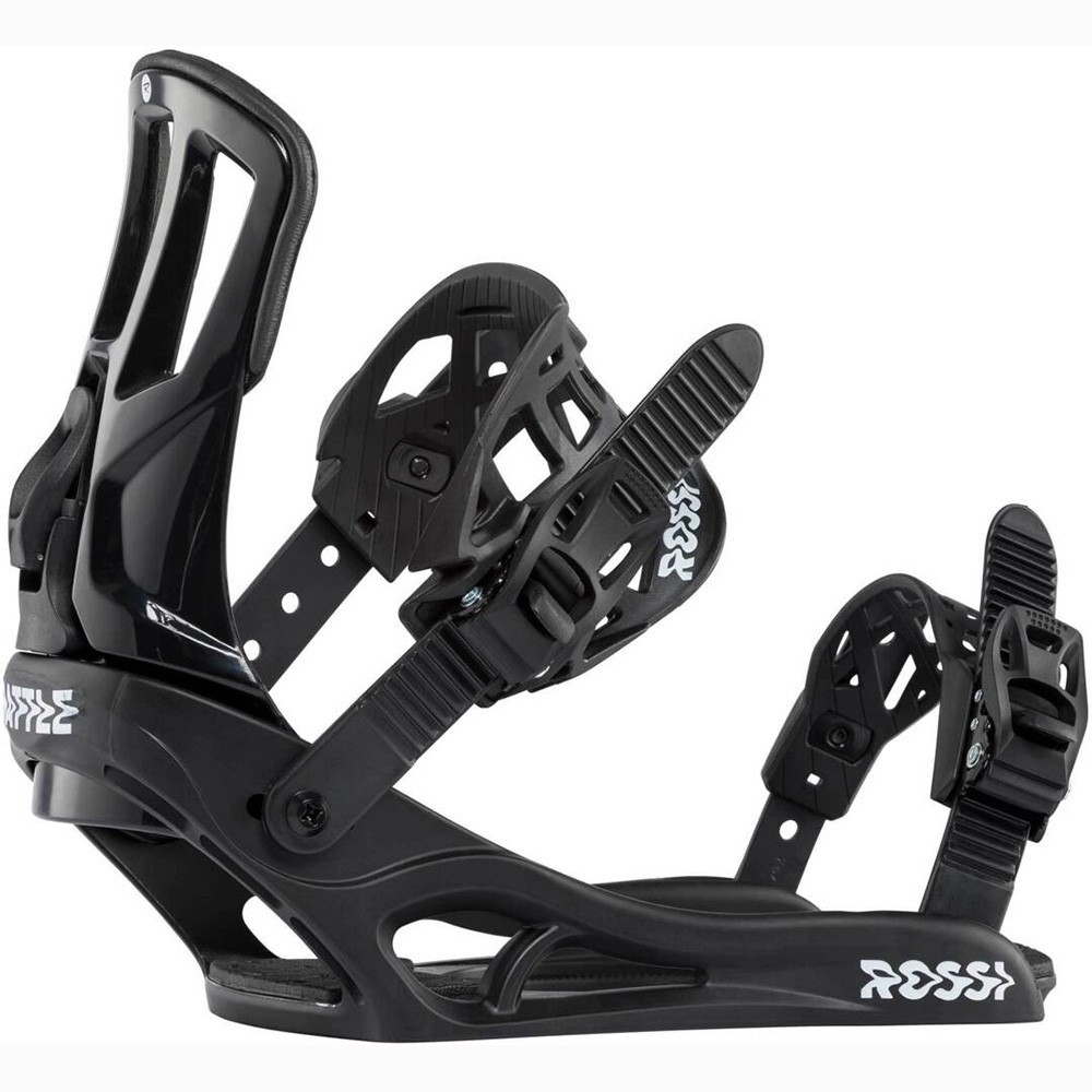 Fixation de snowboard Battle B&W M/L pour progresser en carving et freeride