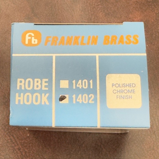 Hook 1402 Polished Chrome Nib Nos