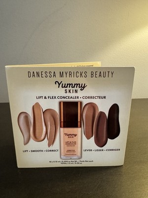 Danessa Myricks Yummy Skin Lift & Flex Concealer 10 Shade Sample Card NEW