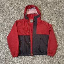 Vintage Pacific Trail Full Zip Windbreaker Jacket Red Blue Size Large