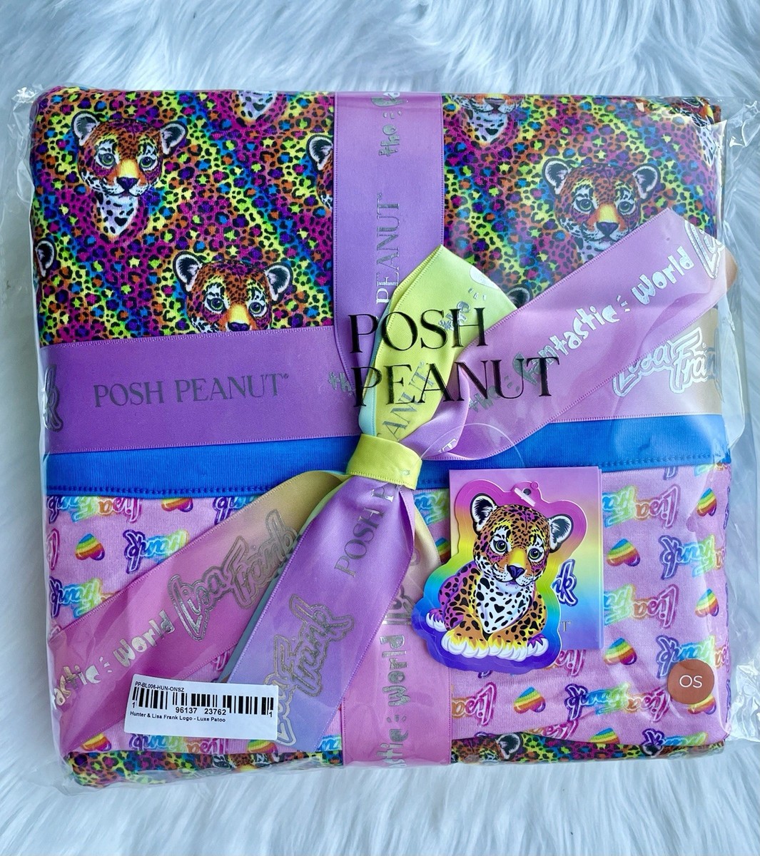 Posh Peanut Lisa Frank 🐯 Hunter & Logo Rainbow Print LUXE PATOO