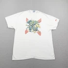 Vintage X-Men Shirt Mens XL White Marvel Comics Mutants Graphitti Designs Y2K