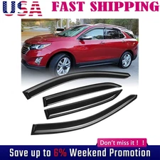 For 2018-2024 Chevy Equinox Window Visor Vent Shade Sun Rain Guards Deflector
