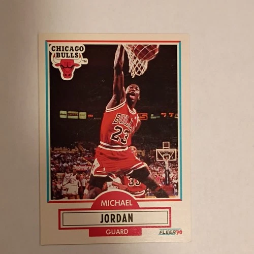 Fleer 1990-91 Michael Jordan #26 Chicago Bulls NBA Basketball Card