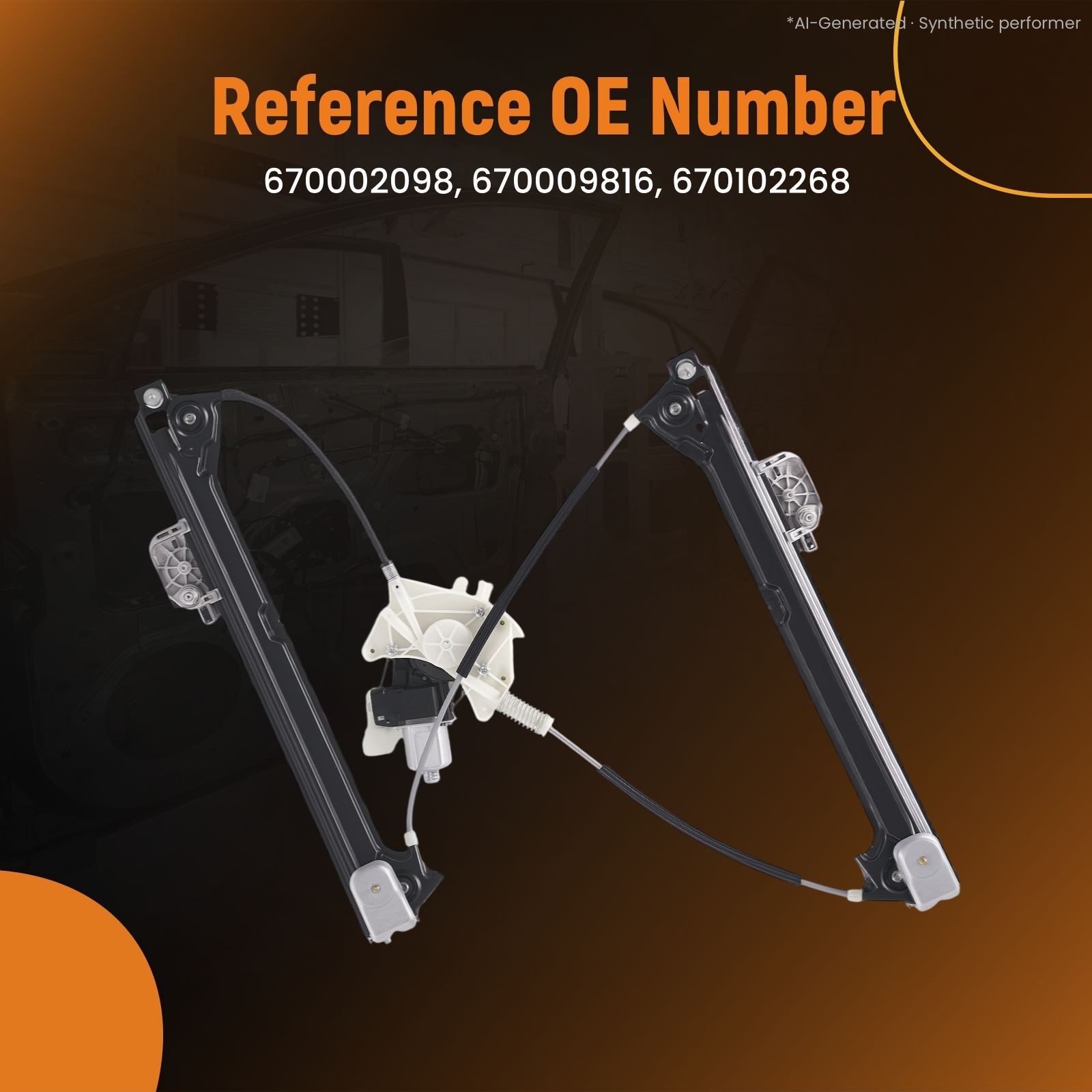 Maserati Quattroporte 2014-2022 Front Left Window regulator