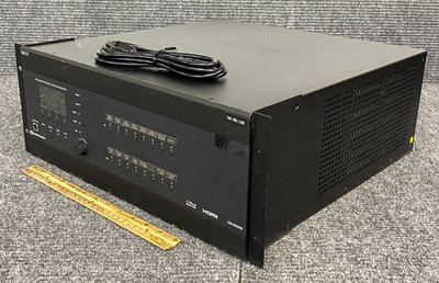 Crestron DM-MD8X8 Digital Media Switcher w/ 10x Input Card Modules & Power Cord