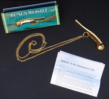 Brass Boatswain Pipe Bosun whistle Maritime Boatswain's Call Navy Boson pipes