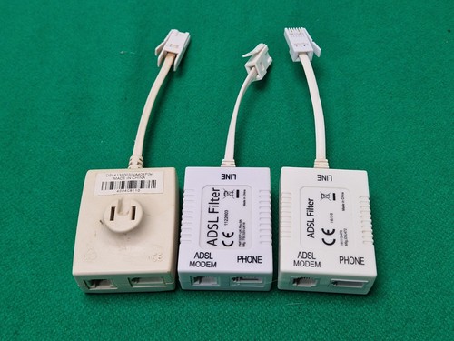 3 x ADSL Filter & Phone Modem Wall Socket Bundle | eBay