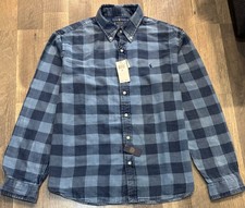 Polo Ralph Lauren  Cotton Flannel shirt  BLU Check XL