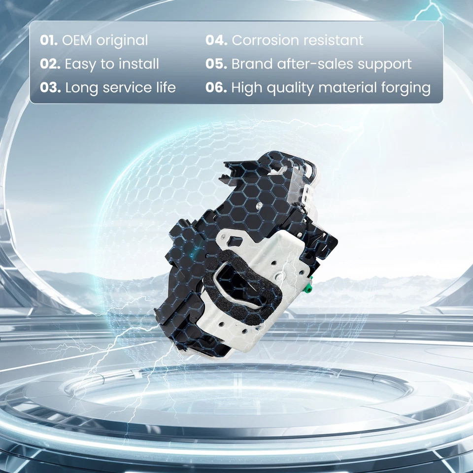 Front Left Passenger Side Door Lock Latch Actuator For 2007-2015 FORD EDGE Foto 4 de 4