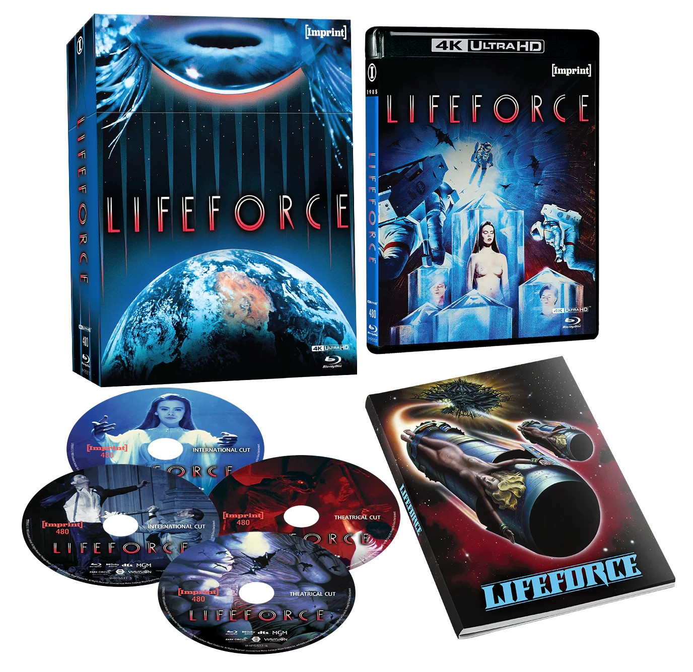 LIFEFORCE - 4K UHD/BLU-RAY - HARDCASE LTD ED - IMPRINT COLLECTION #480 - NEW!