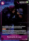 One Piece The Azure Sea's Seven Rosinante & Law (Alternate Art) EB04-038 Foil NM