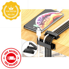 Cable Management Kit 300PCS, Cable Sleeves Clips Zip Ties Holders Mounts for TV