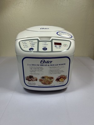 OSTER Deluxe Bread and Dough Maker Model 5821 Makes 2 lb Loaves - Tested Working