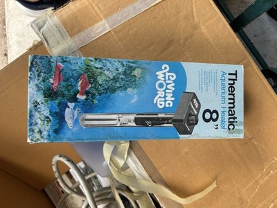 Living World Thermatic Aquarium Heater, an 8-inch submersible heater