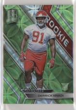 2018 Panini Spectra Rookies Neon Green Prizm 14/30 Derrick Nnadi #165 gn1