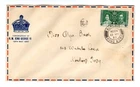 Q415 Hong Kong 1937 George VI Coronation Issue - Cachet FDC Cover - Kowloon -