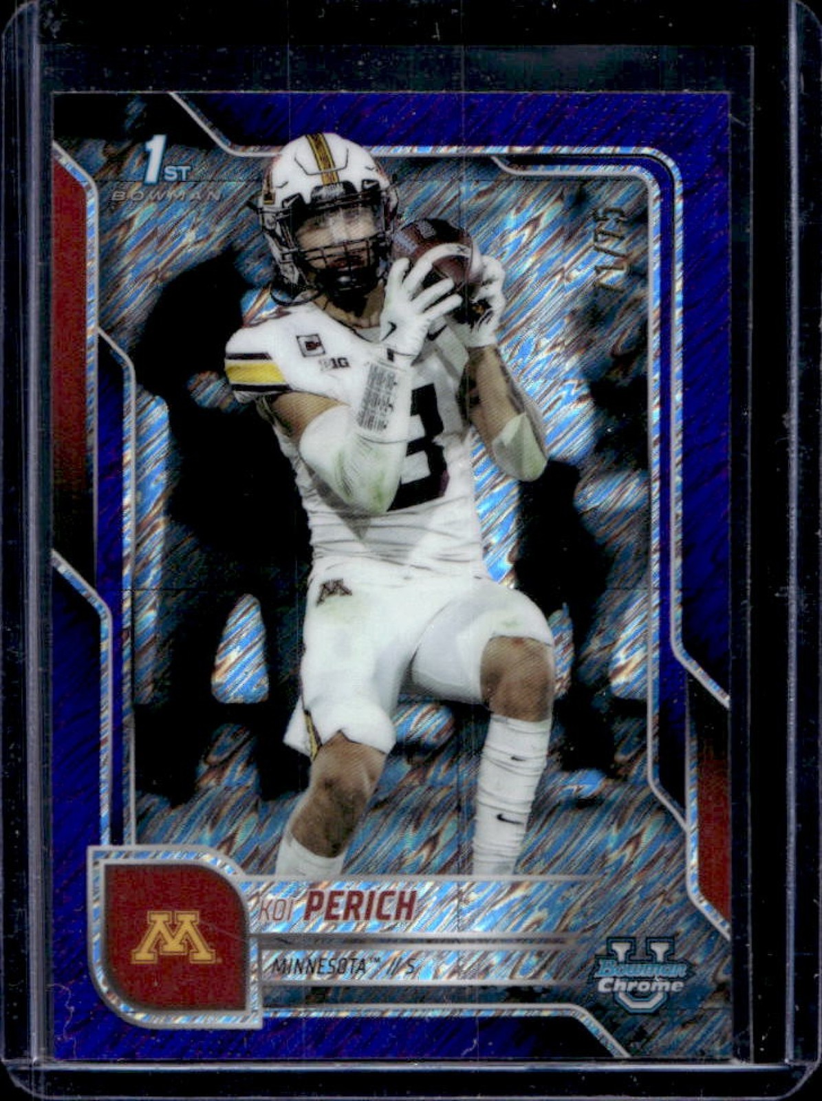 2025 Bowman Chrome U Koi Perich Purple Shimmer Refractor 1st #71/75