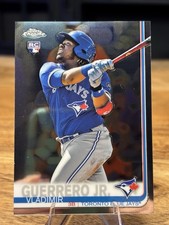 2019 Topps Chrome Rookie Vladimir Guerrero Jr. #201 Toronto Blue Jays Card. rookie card picture