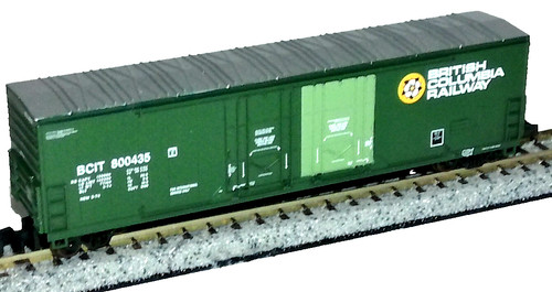 NUEVO vagón de carga Atlas escala N British Columbia Rail Evans DD (31001) | Condition: New