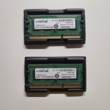 Crucial 4GB Kit 2x2GB PC3-8500S 1066MHz RAM SODIMM Laptop Memory