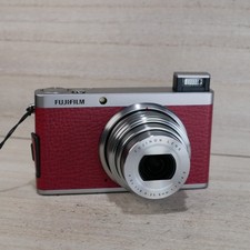 Fujifilm FinePix X Series XF1 12MP Digital Camera Red Lens Control Error AS IS