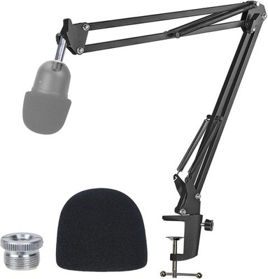Razer Seiren Mini Boom Arm with Pop Filter - Mic Stand with Foam Cover Windscree