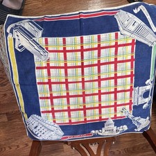 Vtg World's Fair 1939 Handkerchief Hankie New York