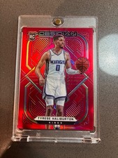 2020-21 Panini Obsidian electric Etch Red Tyrese Haliburton