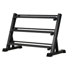 Dumbbell stand A 3-layer dumbbell stand with a maximum capacity of 1,100 pounds