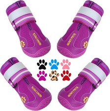 Dog Shoes for Large Dogs, Medium Dog Boots  Paw Protectors, Size 4